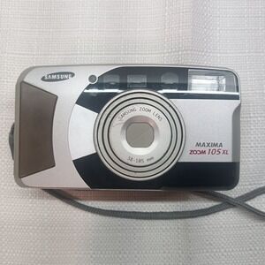 Samsung Maxima Zoom 105XL 35mm Film Camera Point & Shoot Battery Tested